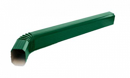 Прямоугольная труба 3000 мм с коленом Vortex / Вортекс Гранд Лайн, Pe, цвет RAL 6005 (зеленый)