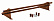 Снегозадержатель Оптима / Optima Grand Line, трубчатый для фальцевой кровли 1.0 м, цвет RAL 8004 (терракота)