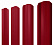 Штакетник металлический Grand Line (Гранд Лайн), М-образный фигурный, PE 0.45, цвет RAL 3003 (красный рубин)