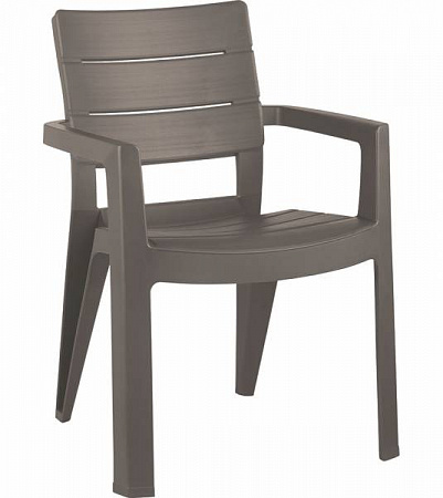 Пластиковый стул Ibiza Allibert (Аллиберт), цвет капучино