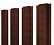 Штакетник металлический Grand Line (Гранд Лайн), П-образный, Print elite 0.45, цвет Cherry Wood