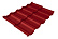Металлочерепица Гранд Лайн / Grand Line, коллекция Kvinta uno (модульная), 0,45 PE Zn 100, цвет RAL 3003 (рубиново-красный)*