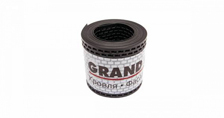 Лента вентиляционная ПВХ Гранд Лайн / Grand Line, размер 100х5000 мм, цвет черный