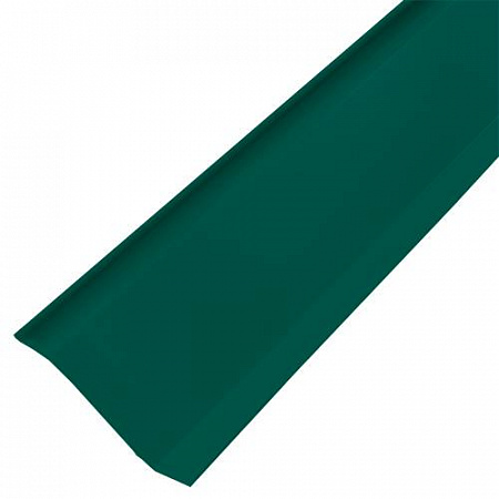 Пристенная планка (примыкание) 2000 мм РЕ Ral 6005 (зеленый)