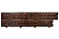 Сайдинг формованный Альта Профиль Сланцевая порода, 3100x270x1.1 мм, коричневый
