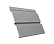 Софит металлический Квадро Брус с перфорацией Grand Line / Гранд Лайн, PE 0.45, цвет Ral 9006 (светлый алюминий)