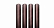Штакетник металлический Grand Line (Гранд Лайн), круглый фигурный, PE 0.45, цвет RAL 8017 (коричневый)