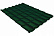Металлочерепица Гранд Лайн / Grand Line, коллекция Classic, 0,5 Quarzit ZA 265, цвет RAL 6005 (зеленый мох)