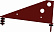 Кронштейн снегозадержателя Optima Grand Line (Гранд Лайн), цвет RAL 3011 (красный)