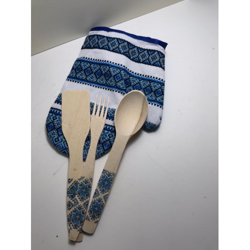 Set cadou manusa cu ustensile de bucatarie