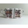 Set cani cuplu cu mesaj