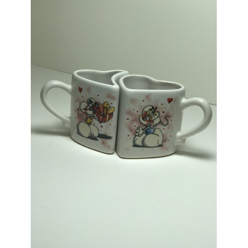 Set cani cuplu cu mesaj