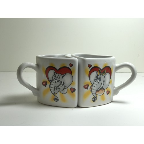 Set cani cuplu cu mesaj