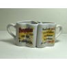 Set cani cuplu cu mesaj