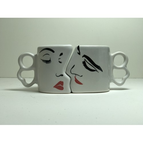 Set cani cuplu cu mesaj