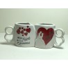 Set cani cuplu cu mesaj