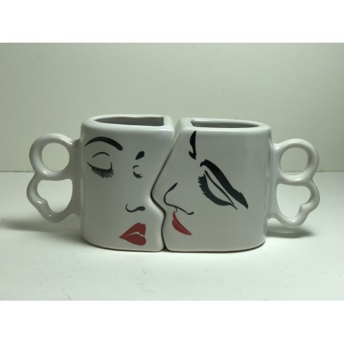 Set cani cuplu cu mesaj