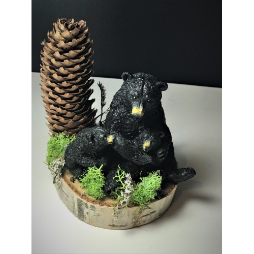 Decor pentru masa – Ursoaica cu pui