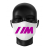 Masca personalizata BMW M din bumbac alba
