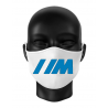 Masca personalizata BMW M din bumbac alba
