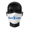 Masca personalizata RALPH LAUREN din bumbac alba