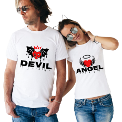 Set tricouri Devil Angel