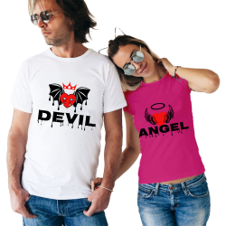 Set tricouri Devil Angel
