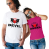 Set tricouri Devil Angel