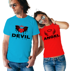 Set tricouri Devil Angel