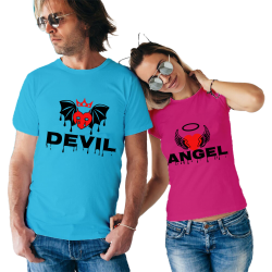Set tricouri Devil Angel