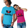 Set tricouri Devil Angel