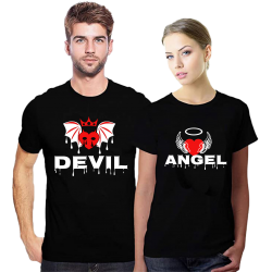 Set tricouri Devil Angel