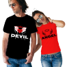 Set tricouri Devil Angel