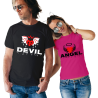 Set tricouri Devil Angel