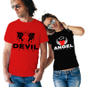 Set tricouri Devil Angel