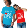 Set tricouri Born to love Him/Her