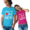 Set tricouri Born to love Him/Her