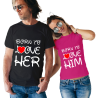 Set tricouri Born to love Him/Her