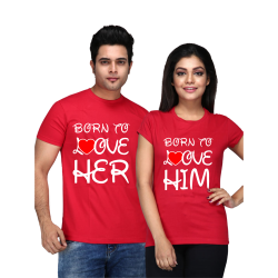 Set tricouri Born to love Him/Her
