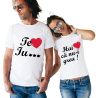 Set tricouri "Te iu...besc"