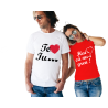 Set tricouri "Te iu...besc"