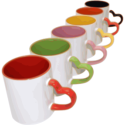 Set cani cuplu toarta inima