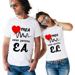 Set tricouri "Inima mea bate"