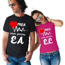 Set tricouri "Inima mea bate"