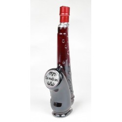 Sticla de vin in forma de saxofon