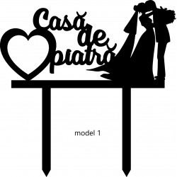 Topper Tort Casa de piatra