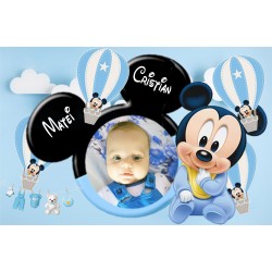 Magnet foto | Marturie botez | Magnet personalizat