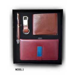 Set cadou pentru 4 piese – Agenda, portofel, breloc, pix