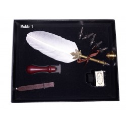 Set Pana de scris Vintage – 9 piese