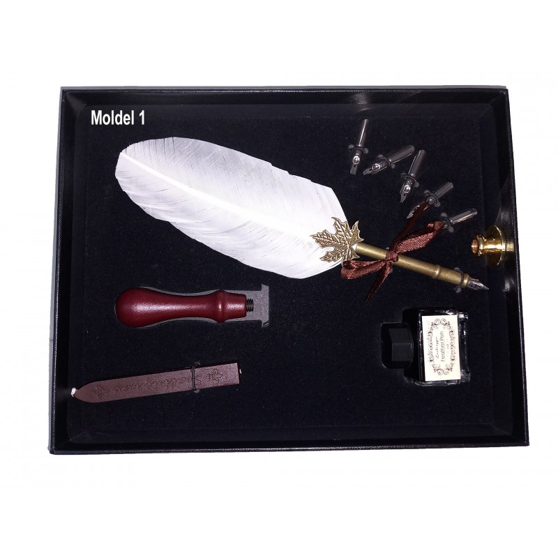 Set Pana de scris Vintage – 9 piese